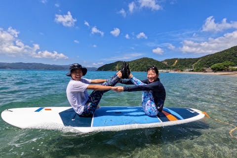 【鹿児島・奄美大島・SUP・YOGA】瀬戸内町の大自然を肌で感じるSUP＆YOGA体験！