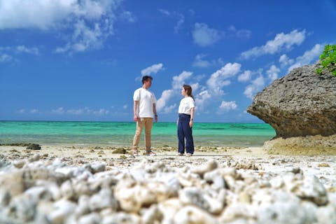 ☆SALE☆【沖縄・石垣島2.5時間・BLUEの島海ロケーションフォトツアー】秘密のビーチへご案内！☆彡石垣島の透き通ったマリンブルーの海でフォトジェニック☆彡