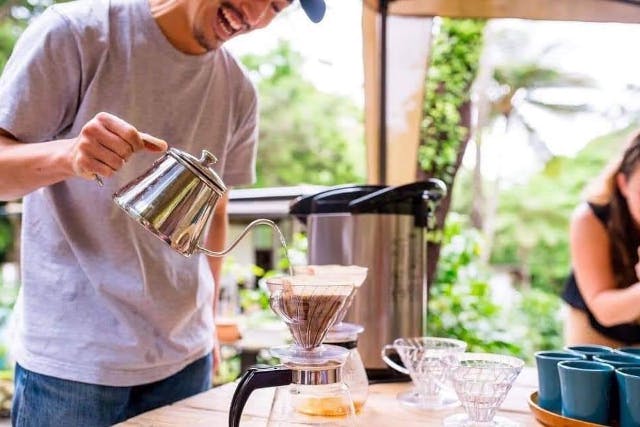 【沖縄・名護・コーヒー入れ方】至高の1杯をつくる！農園散策＆国産コーヒー焙煎体験