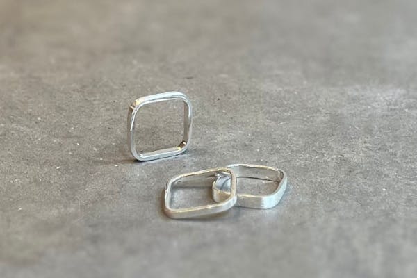 大阪・心斎橋・手作り指輪】初めての方も大丈夫！本格シルバーリング1