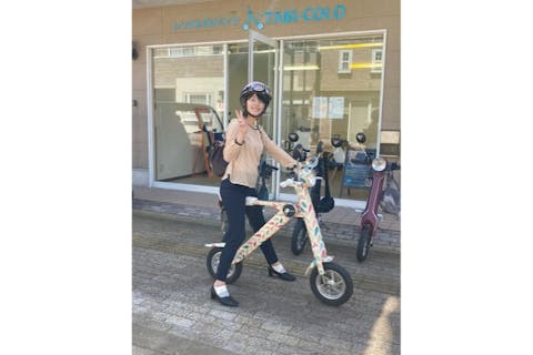 【石川・羽咋市・乗り物レンタル】羽咋や千里浜の観光ツーリングにおすすめ！EVバイク3時間コース