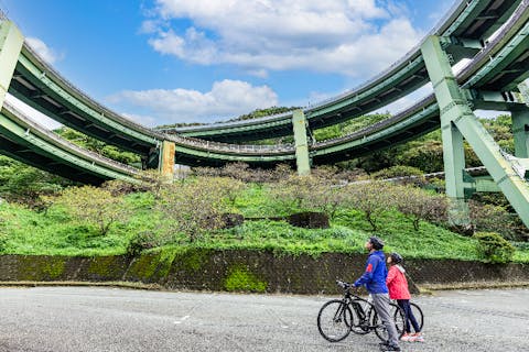 【静岡・河津・レンタサイクル】歩くより遠くへ、しっかりかわづを満喫！E-BIKEレンタル4時間