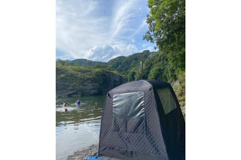 【奈良・五條・自然体験】吉野川の大自然でととのう体験2時間！テントサウナ体験