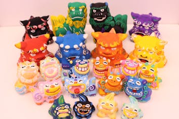 石垣島】2人で作る♪シーサー絵付け体験 簡単！キッズ・ファミリー