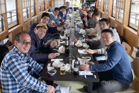 【東京・勝どき・屋形船】2名からOK！少人数でも気軽に楽しめる乗合屋形船プラン