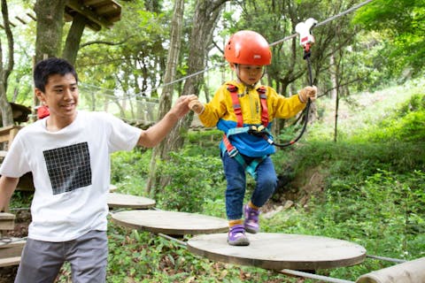 【佐賀・吉野ヶ里・フォレストアドベンチャー】キッズコース 90cm～