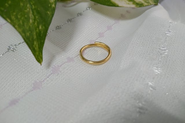 【兵庫・西宮・手作り指輪】記念日や結婚指輪にピッタリ！金粘土でゴールドリング制作
