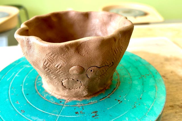 【島根・松江・てびねり】すべて込み♪個性あふれるてびねり体験♪つくりやすい粘土・オリジナル8種類の色から選べます☆