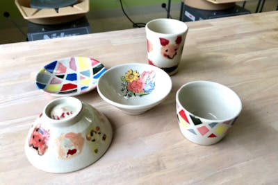 絵付け陶器　中鉢 島根・松江・絵付け】Jamgardenオリジナル♪ご家族やイベント行事に