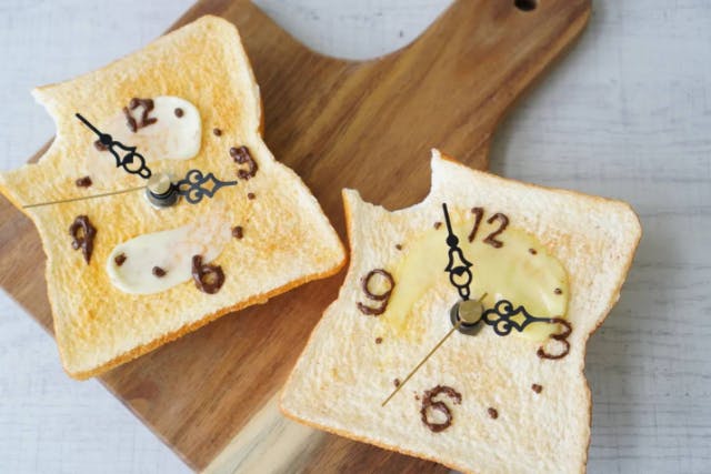 【神奈川・横浜・食品サンプルづくり】かわいい食品サンプルのトースト時計作り（1個）