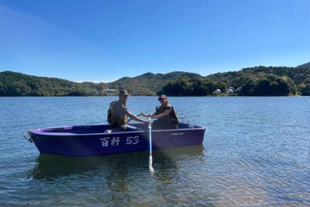 【愛知・犬山・レンタルボート】入鹿池を散策！二人乗り手漕ぎボート3時間レンタル