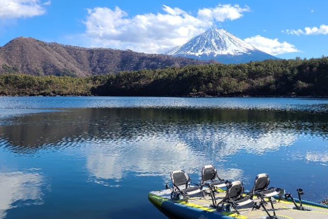 【レンタル90分：西湖富士山】富士山眺望クルーズ90分