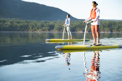 山梨・西湖・SUPレンタル】1人乗り足漕ぎSUP「Mirage eclipse 