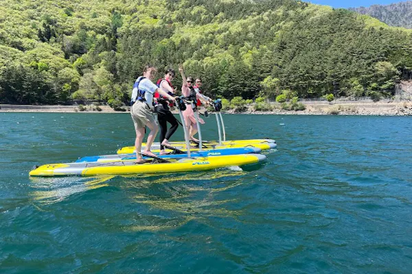 山梨・西湖・SUPレンタル】1人乗り足漕ぎSUP「Mirage eclipse 
