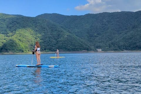 【山梨・西湖・SUPレンタル】1人乗り足漕ぎSUP「Mirage eclipse（ミラージュ・エクリプス）」レンタル60分