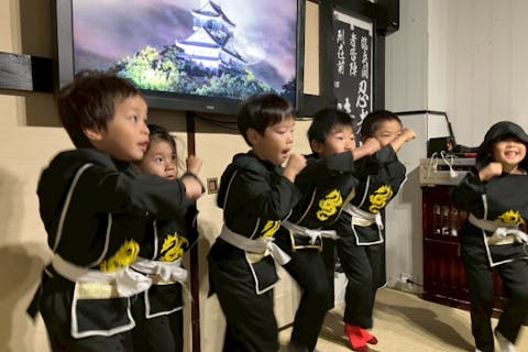 【浅草】本格忍者体験！天気の影響なし「下忍コース」３歳から８歳推奨