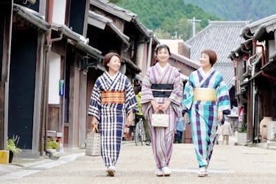 三重・亀山市・着物レンタル】三重県の伝統工芸品『伊勢木綿』を着て