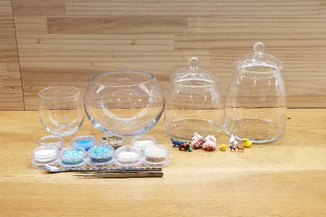 大阪・淀川区・コケテラリウム作り】11cmツマミ付きフタ容器プラン