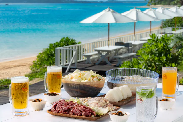 【沖縄・津堅島・BBQ】離島の絶景穴場スポット！全席オーシャンビューで楽しめる！