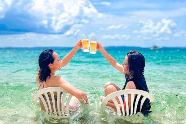 沖縄・津堅島・BBQ+マリンスポーツ】離島の穴場スポットを満喫