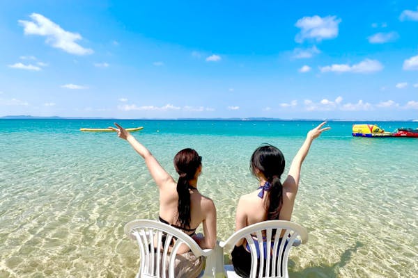 沖縄・津堅島・お食事＋選べるマリンスポーツ4種】津堅島でしか味わえ