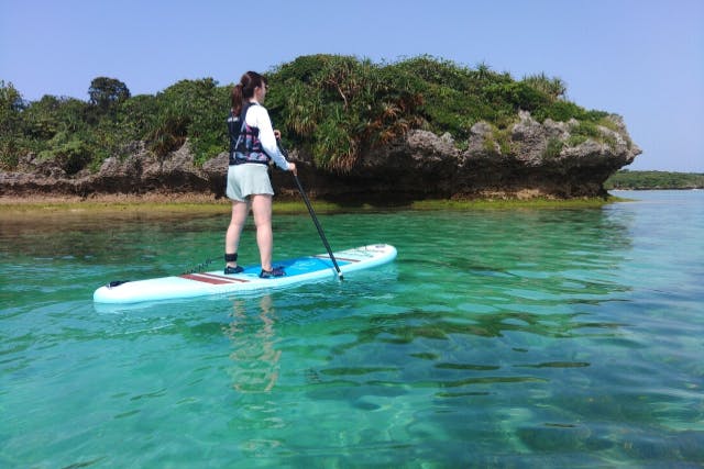 【期間限定スーパー夏セール開催中】【直前予約OK！】 石垣島大冒険SUPツアー　女性・カップル・ファミリーにおススメ！送迎OK・写真プレゼント！