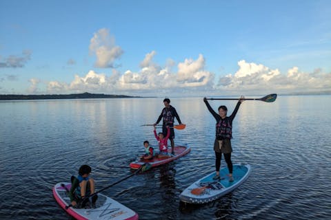 ★夏休み限定スペシャル価格★ファミリーにおススメプラン！【直前予約OK！】 石垣島大冒険SUPツアー♪子供・シニア割りアリ！送迎OK・写真プレゼント！70歳以上でも参加OK！