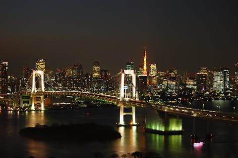【東京・丸の内・ドライブでTokyoナイト！】ライトアップ東京ツアー！～東京湾岸と川崎工場の夜景～ -夕食付プラン- 〈専用車1台8名様限定〉