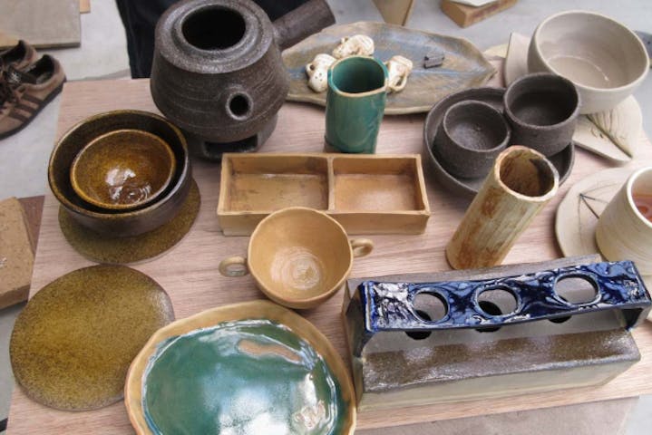 桂山のお茶 陶芸 2つ