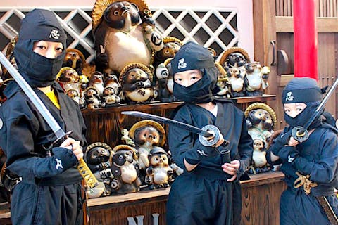 【東京・原宿・忍者】＜忍者修行＋忍者コスチュームレンタル＋ワンドリンク＞自来也コース