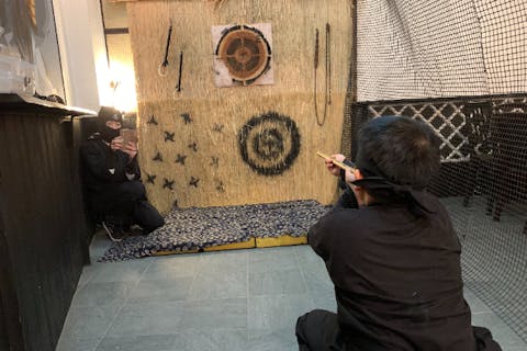 【東京・原宿・忍者】＜忍者修行＋ワンドリンク＞小太郎コース