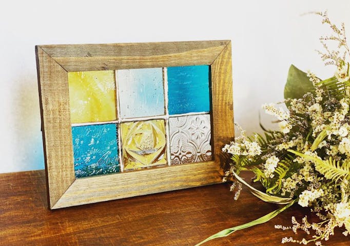 sunsetwave stainedglass