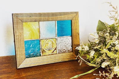 専用ステンドグラス　パール富士 夏の彩 ステンドグラスと錫の器展 - アクロス福岡