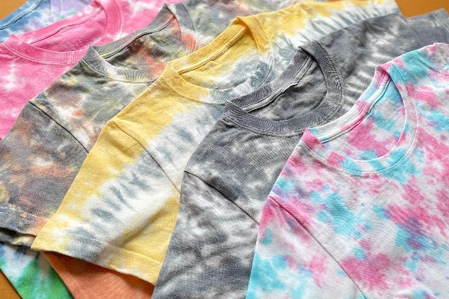 【静岡・浜松・Tシャツ染色体験】＜2～4名様＞世界にたった一つのTシャツを作ろう！タイダイ染め体験