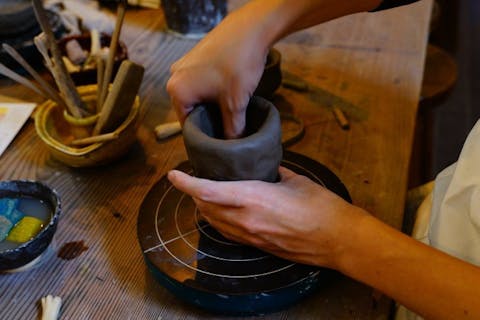 【静岡・伊東・手びねり】一度はやってみたい陶芸体験！大切な人とずっと使える思い出の作品を作りましょう♪（2個）