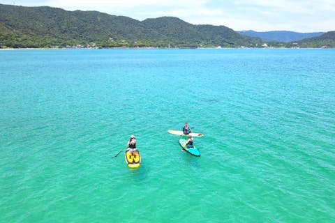 奄美大島・SUP】初心者の方でも大歓迎！当日予約可能・ドローン空撮