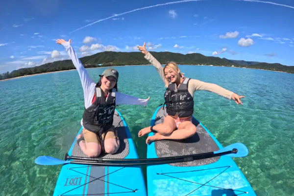 奄美大島【SUP】サップ初心者の方でも大歓迎！当日予約可能！ドローン