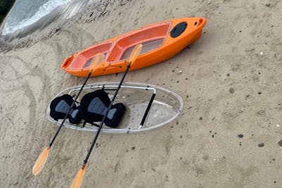 奄美大島【クリアカヤック】大人気の水中が見えるカヤック！当日予約