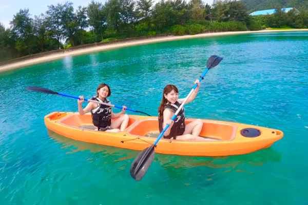 奄美大島【クリアカヤック】大人気の水中が見えるカヤック！当日予約