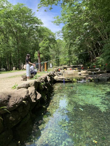 ナラ入沢渓流釣りキャンプ場