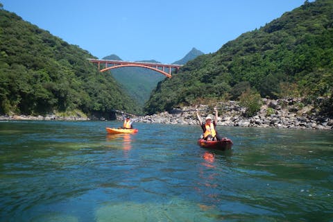 【鹿児島・屋久島】安房川リバーカヤック／初心者・お一人様OK！半日コース（午前／午後）