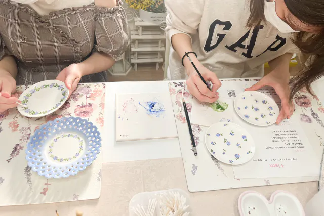 千葉・柏】初めての絵付け体験☆ヨーロピアンチャイナペインティング