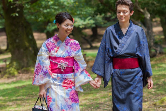 【奈良・着物レンタル】＜カップル限定プラン！＞風情ある奈良の街を着物で散策しよう！