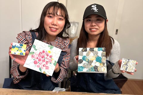 【大阪府・大阪市・テクスチャ―アート体験】立体感のあるアート作品を作ってみよう！