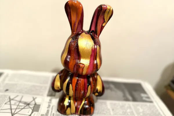 大阪府・大阪市・ベアフィギュアポーリングアート作り体験】世界に一つ