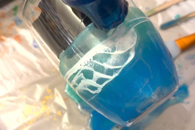 海アートグラス作り体験