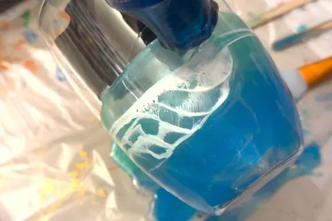 海アートグラス作り体験