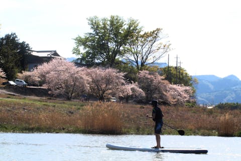 【埼玉・寄居・SUP】水の上をスイスイ散歩！半日体験SUP・ワンちゃんも参加OK！