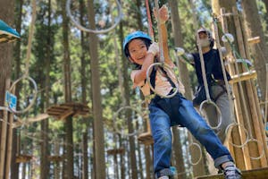 滋賀・栗東・フォレストアドベンチャー】110cm以上のお子さまから体験