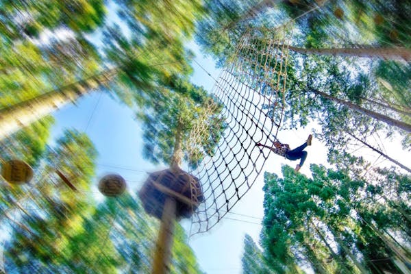 FORESTフォレスト 滋賀・栗東・フォレストアドベンチャー】本格的なアドベンチャーコース